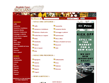Tablet Screenshot of prodotti-tipici-siciliani.it